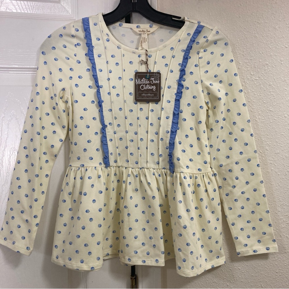 Matilda Jane Moments with you Adventurous Acorn Tunic Top Girls size 10 - Picture 13 of 16
